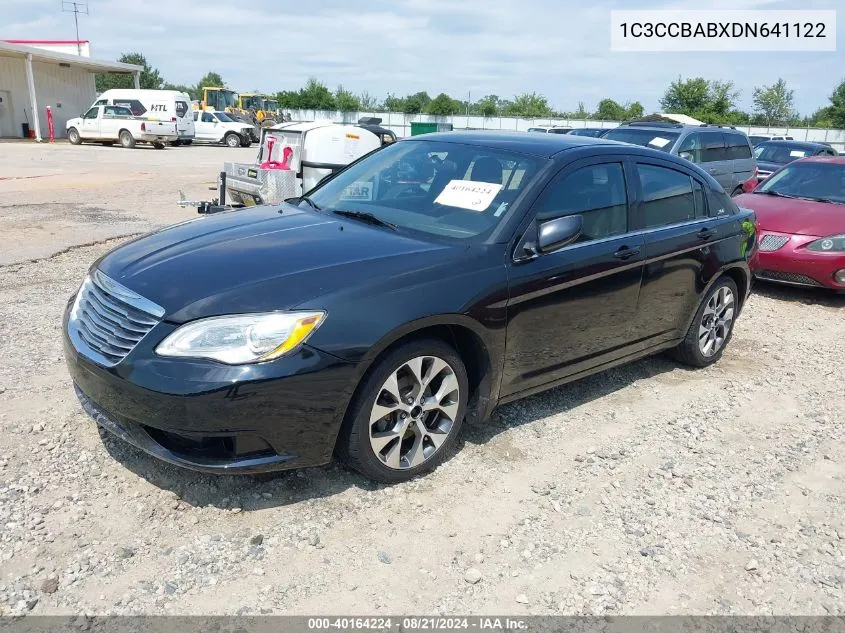 2013 Chrysler 200 Lx VIN: 1C3CCBABXDN641122 Lot: 40164224