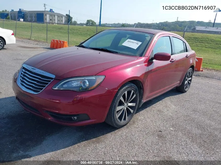 2013 Chrysler 200 Touring VIN: 1C3CCBBG2DN716907 Lot: 40193738