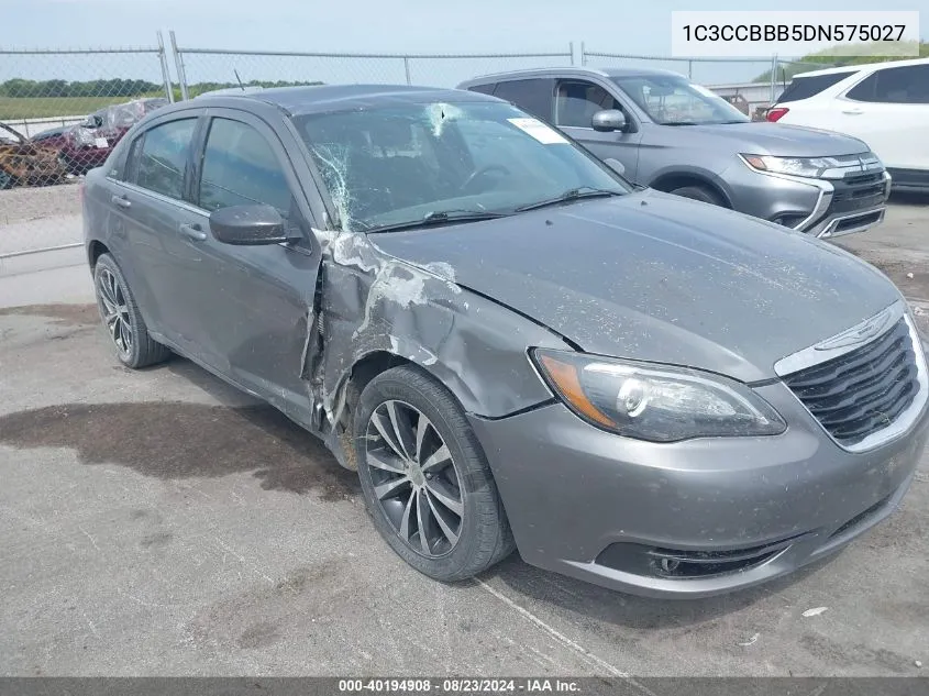 1C3CCBBB5DN575027 2013 Chrysler 200 Touring