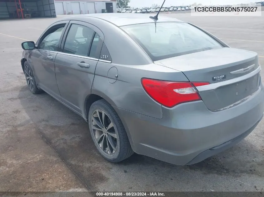 1C3CCBBB5DN575027 2013 Chrysler 200 Touring