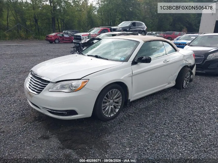 2013 Chrysler 200 Limited VIN: 1C3BCBFGXDN506478 Lot: 40259071