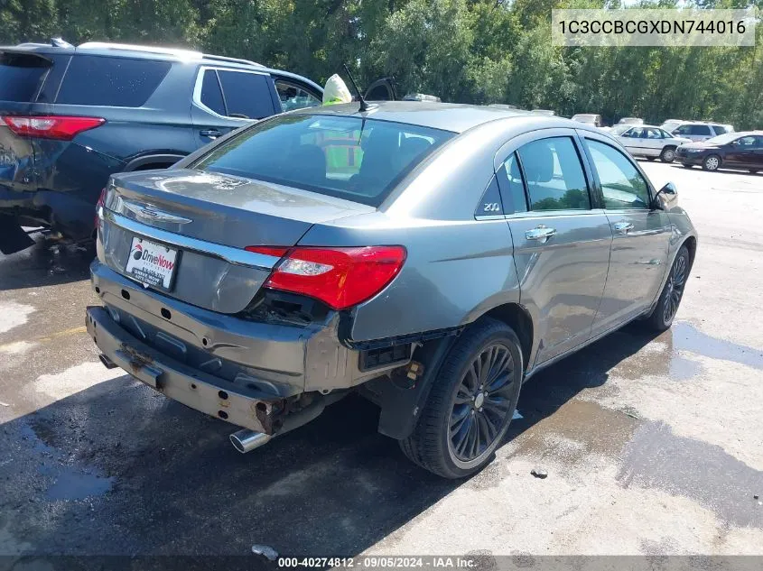 1C3CCBCGXDN744016 2013 Chrysler 200 Limited