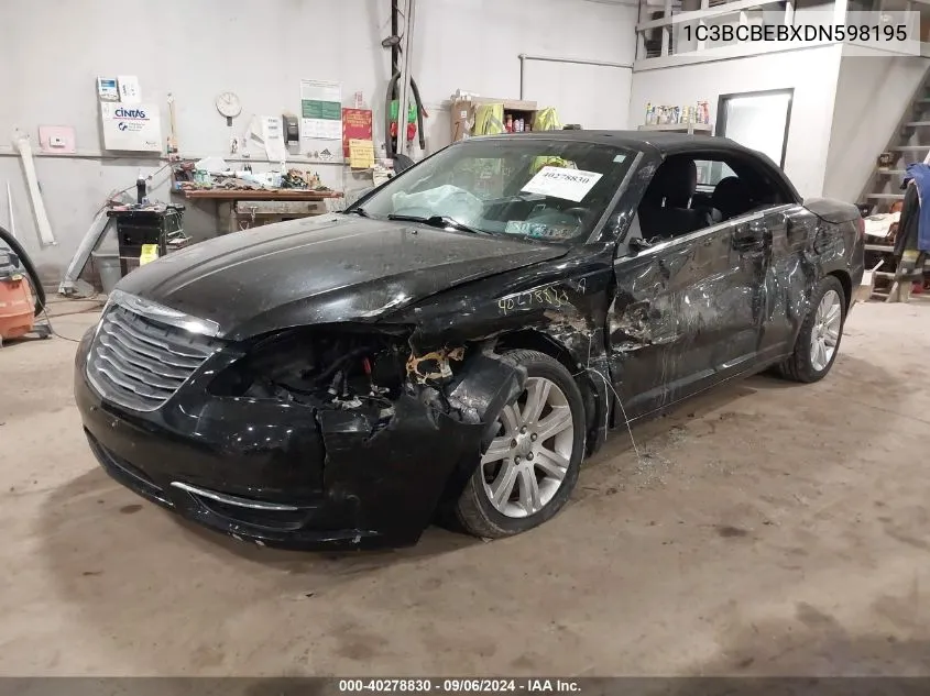 1C3BCBEBXDN598195 2013 Chrysler 200 Touring