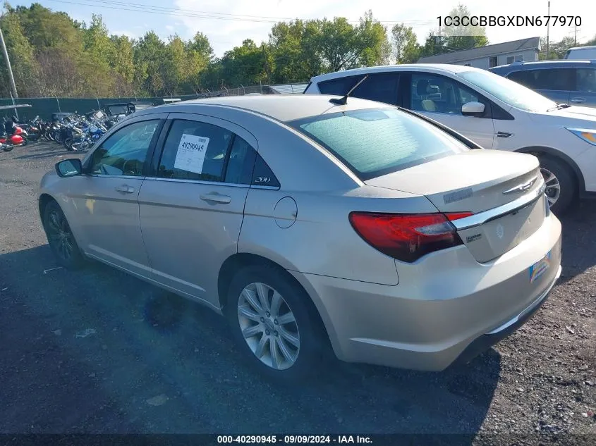 1C3CCBBGXDN677970 2013 Chrysler 200 Touring