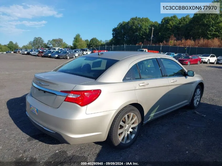 2013 Chrysler 200 Touring VIN: 1C3CCBBGXDN677970 Lot: 40290945