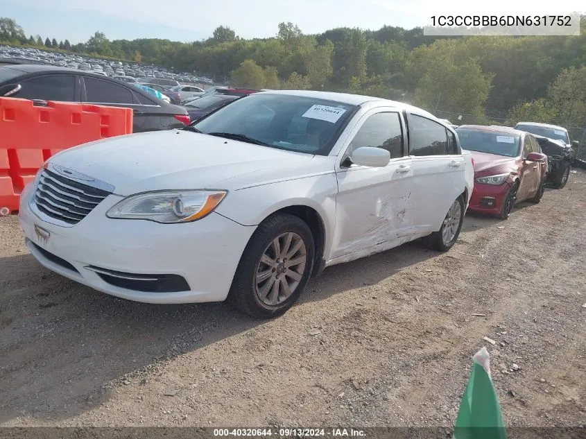 2013 Chrysler 200 Touring VIN: 1C3CCBBB6DN631752 Lot: 40320644