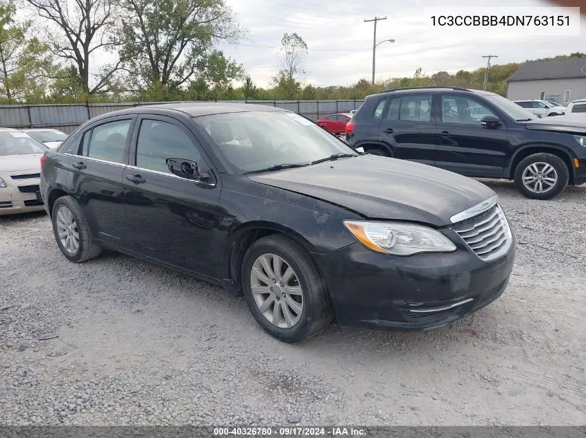 1C3CCBBB4DN763151 2013 Chrysler 200 Touring