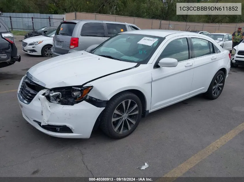 1C3CCBBB9DN611852 2013 Chrysler 200 Touring