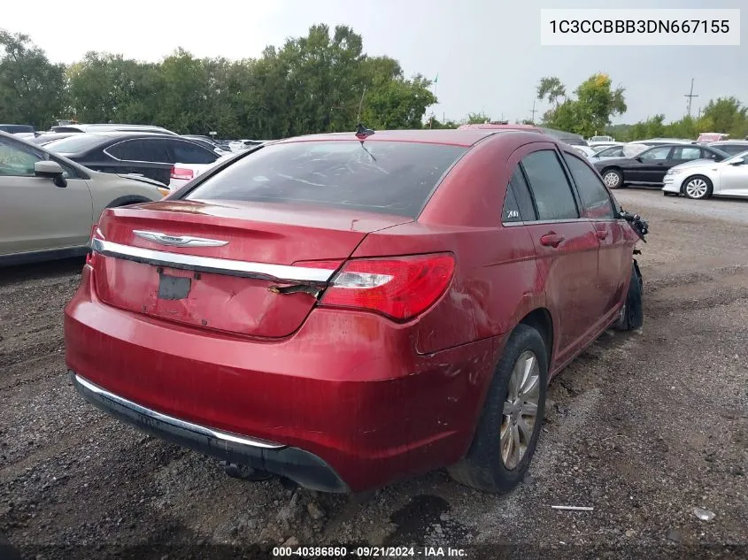 1C3CCBBB3DN667155 2013 Chrysler 200 Touring