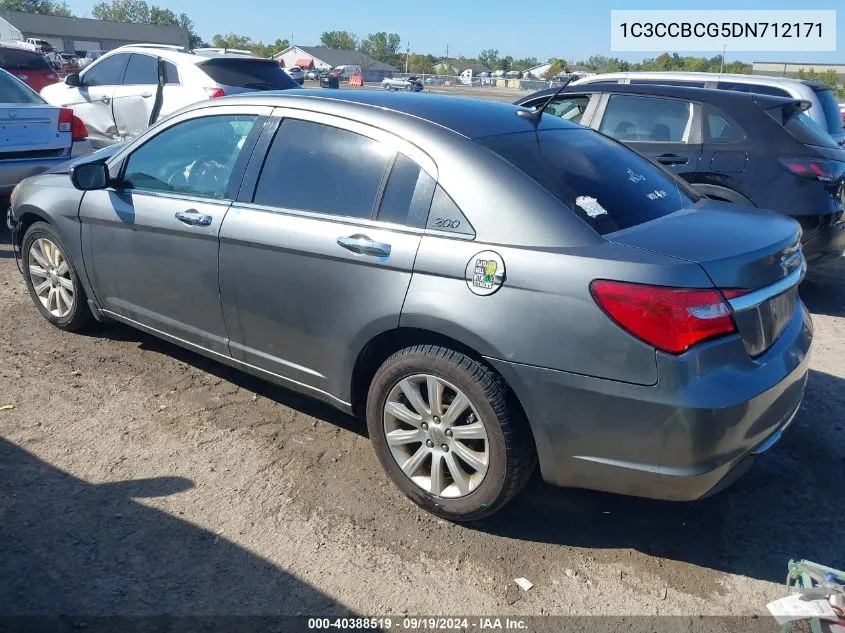 2013 Chrysler 200 Limited VIN: 1C3CCBCG5DN712171 Lot: 40388519