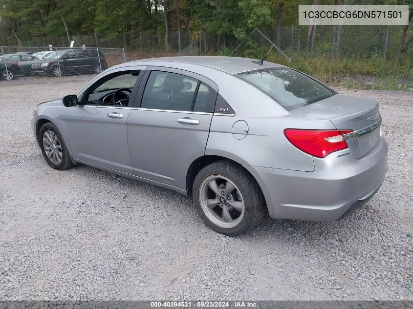 2013 Chrysler 200 Limited VIN: 1C3CCBCG6DN571501 Lot: 40394531