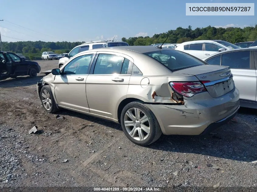 2013 Chrysler 200 Touring VIN: 1C3CCBBB9DN597287 Lot: 40401289