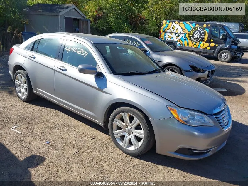 2013 Chrysler 200 Lx VIN: 1C3CCBAB0DN706169 Lot: 40402354