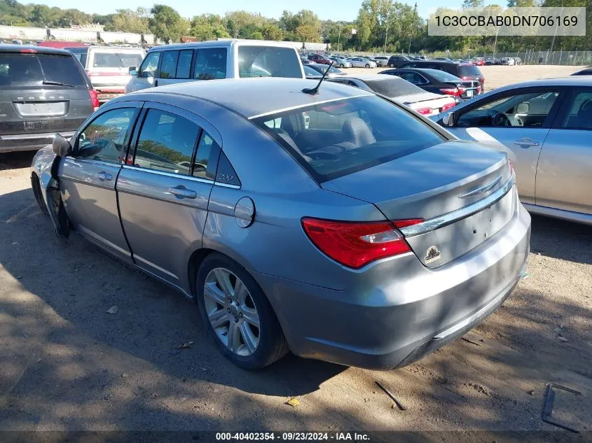 2013 Chrysler 200 Lx VIN: 1C3CCBAB0DN706169 Lot: 40402354