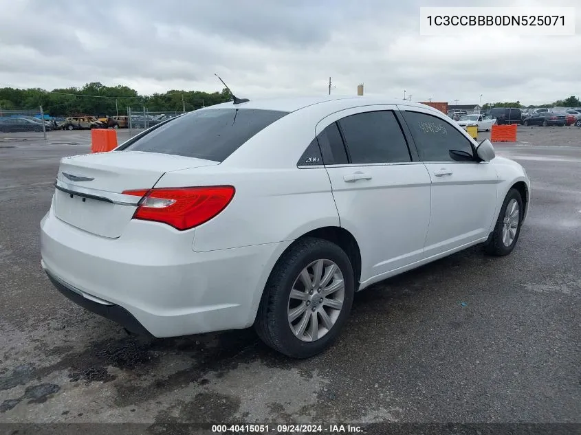 2013 Chrysler 200 Touring VIN: 1C3CCBBB0DN525071 Lot: 40415051