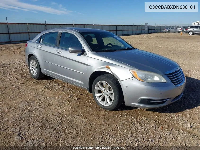 2013 Chrysler 200 Lx VIN: 1C3CCBABXDN636101 Lot: 40418090