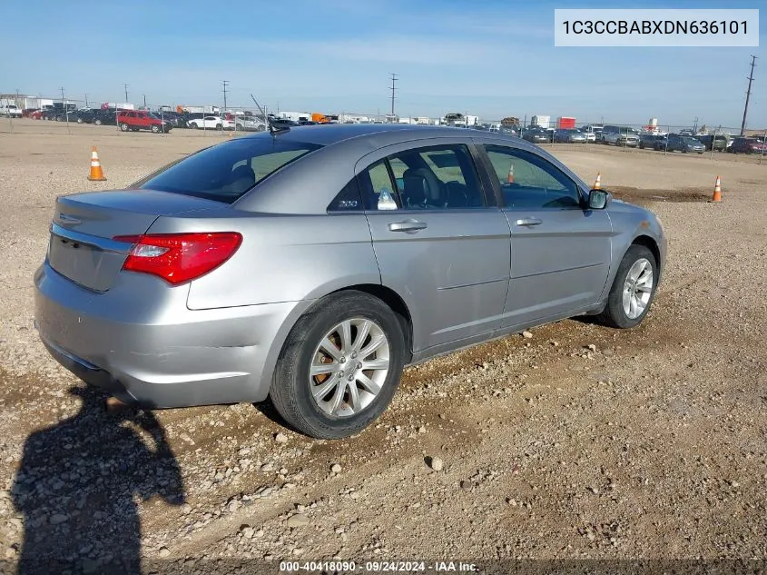 2013 Chrysler 200 Lx VIN: 1C3CCBABXDN636101 Lot: 40418090