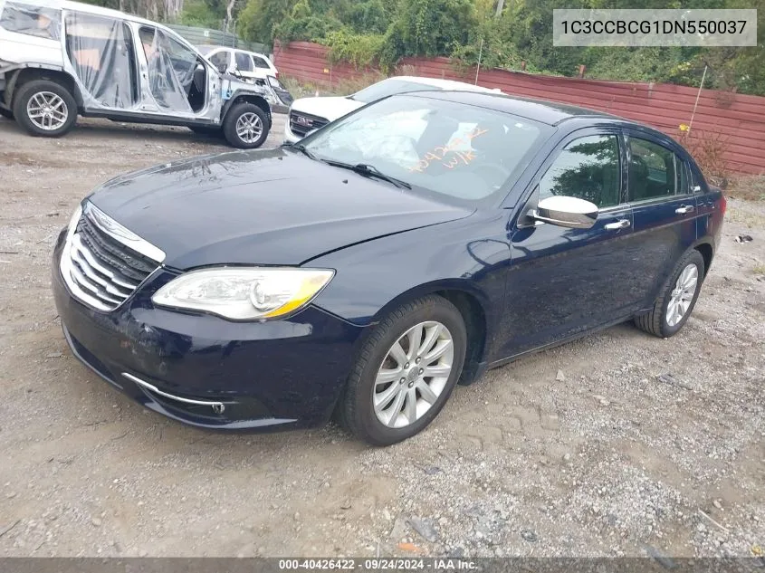 2013 Chrysler 200 Limited VIN: 1C3CCBCG1DN550037 Lot: 40426422