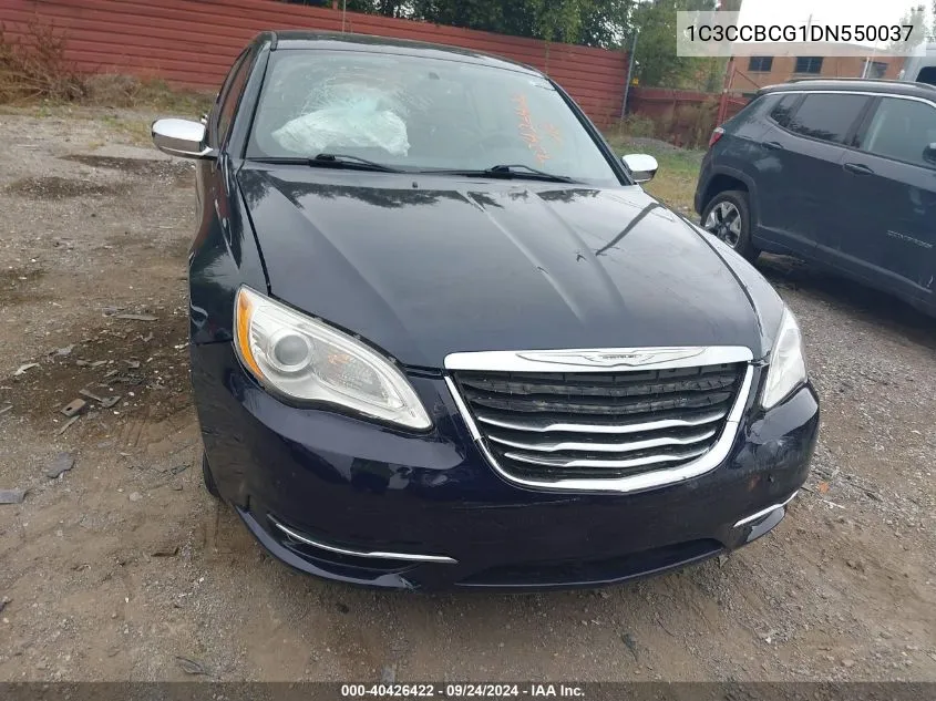 2013 Chrysler 200 Limited VIN: 1C3CCBCG1DN550037 Lot: 40426422