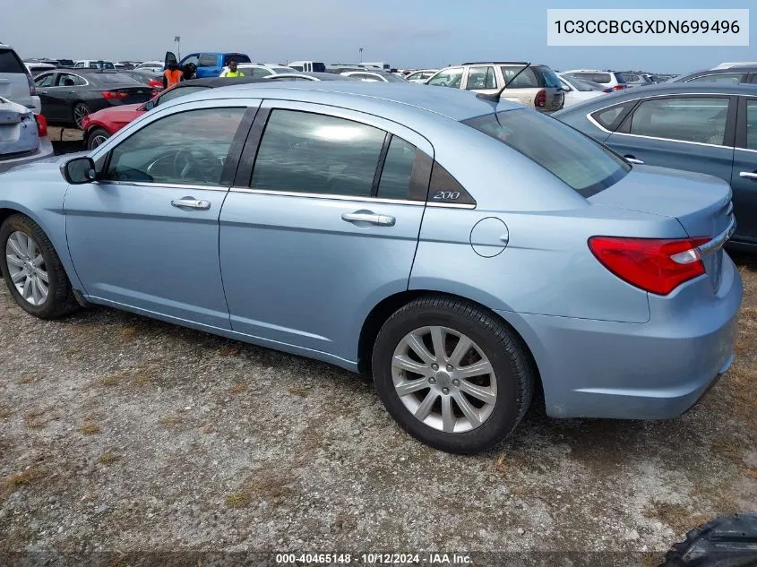 2013 Chrysler 200 Limited VIN: 1C3CCBCGXDN699496 Lot: 40465148