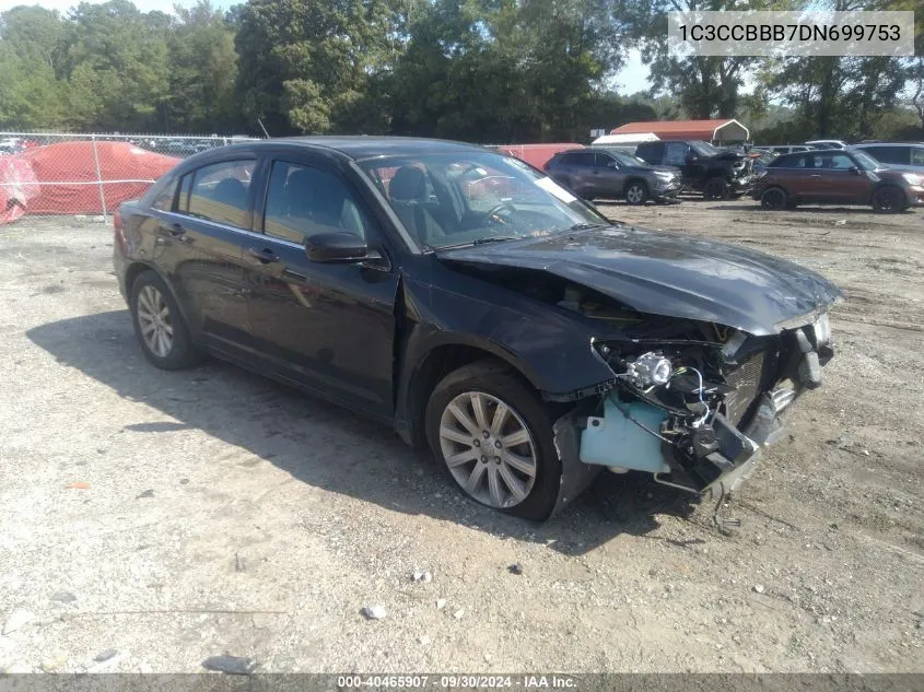 2013 Chrysler 200 Touring VIN: 1C3CCBBB7DN699753 Lot: 40465907