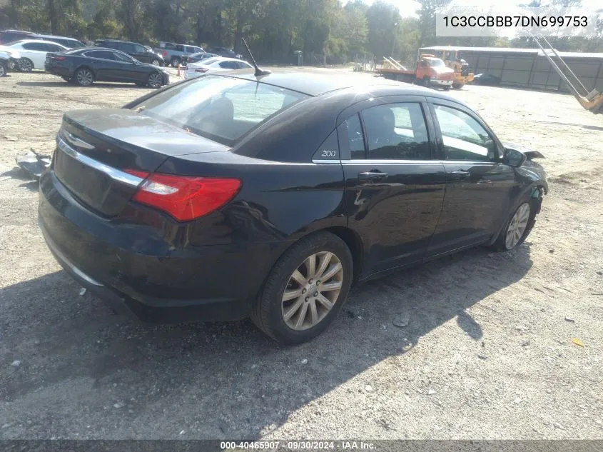 1C3CCBBB7DN699753 2013 Chrysler 200 Touring