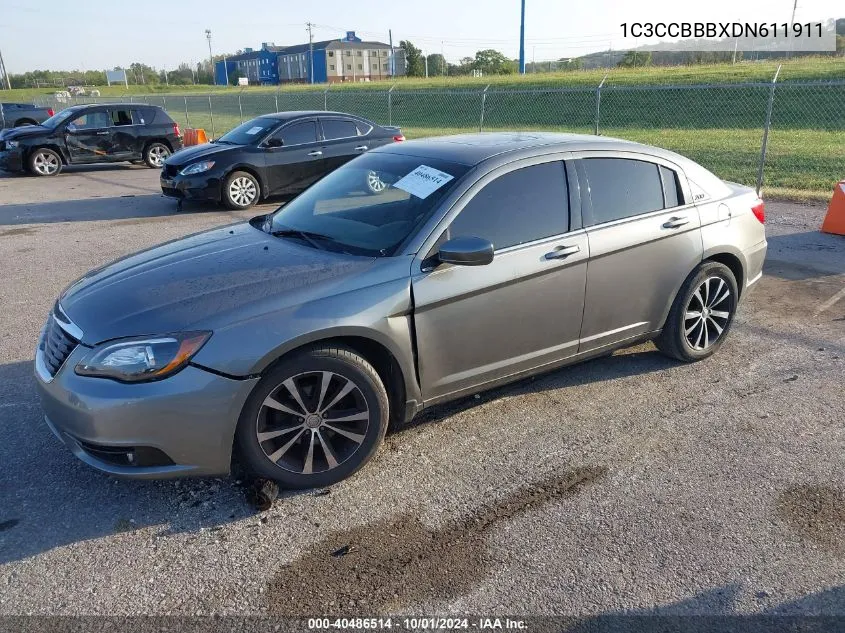 1C3CCBBBXDN611911 2013 Chrysler 200 Touring