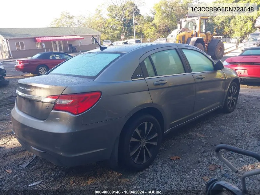 2013 Chrysler 200 Touring VIN: 1C3CCBBG6DN723648 Lot: 40509146