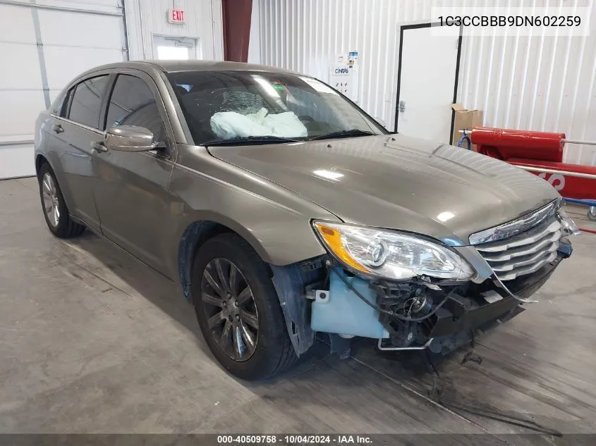 1C3CCBBB9DN602259 2013 Chrysler 200 Touring