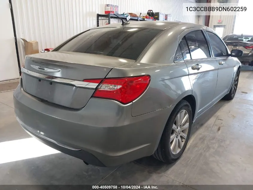 1C3CCBBB9DN602259 2013 Chrysler 200 Touring