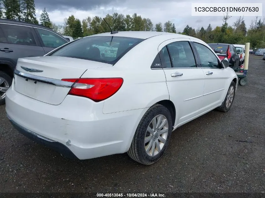 2013 Chrysler 200 Limited VIN: 1C3CCBCG1DN607630 Lot: 40513045