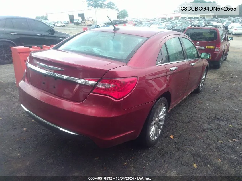 2013 Chrysler 200 Limited VIN: 1C3CCBCG4DN642565 Lot: 40516592