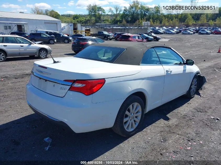 1C3BCBEB0DN532951 2013 Chrysler 200 Touring