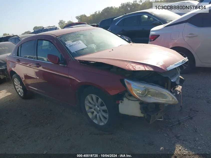 1C3CCBBB0DN578434 2013 Chrysler 200 Touring