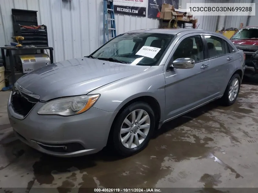 2013 Chrysler 200 Limited VIN: 1C3CCBCG3DN699288 Lot: 40526119