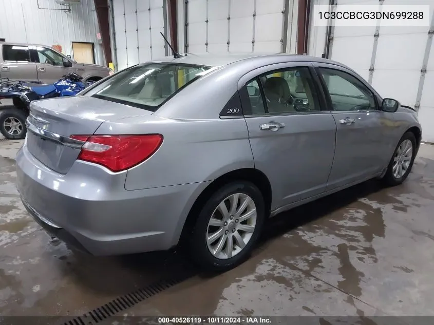 2013 Chrysler 200 Limited VIN: 1C3CCBCG3DN699288 Lot: 40526119