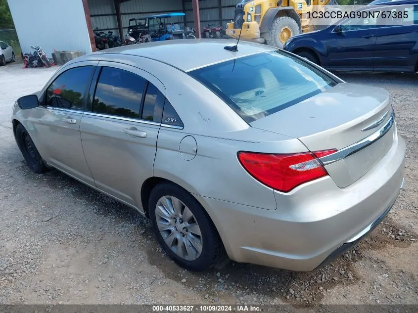 2013 Chrysler 200 Lx VIN: 1C3CCBAG9DN767385 Lot: 40533627