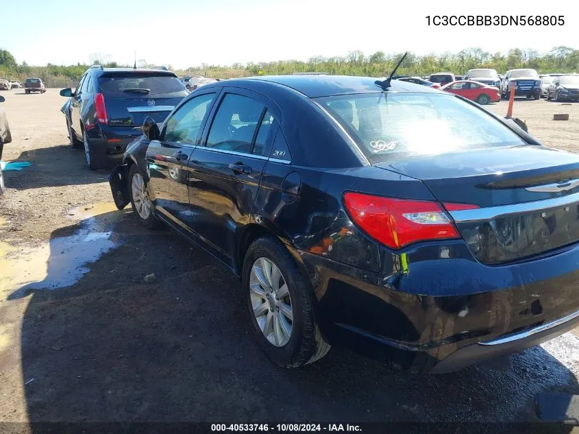 2013 Chrysler 200 Touring VIN: 1C3CCBBB3DN568805 Lot: 40533746