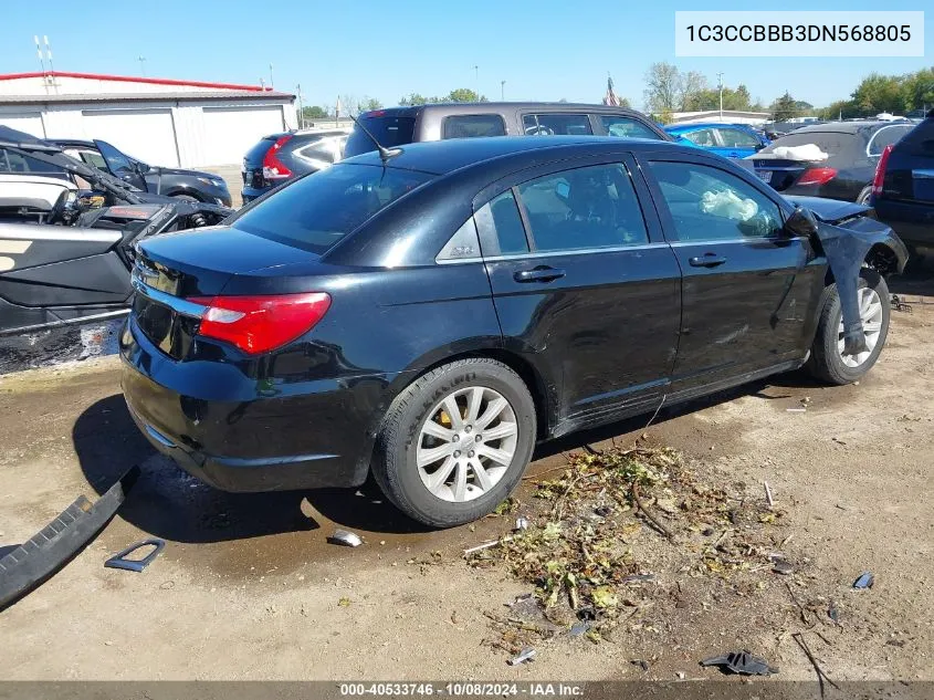 2013 Chrysler 200 Touring VIN: 1C3CCBBB3DN568805 Lot: 40533746