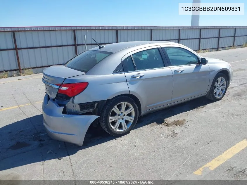 2013 Chrysler 200 Touring VIN: 1C3CCBBB2DN609831 Lot: 40536275