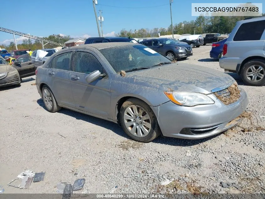 2013 Chrysler 200 Lx VIN: 1C3CCBAG9DN767483 Lot: 40540299