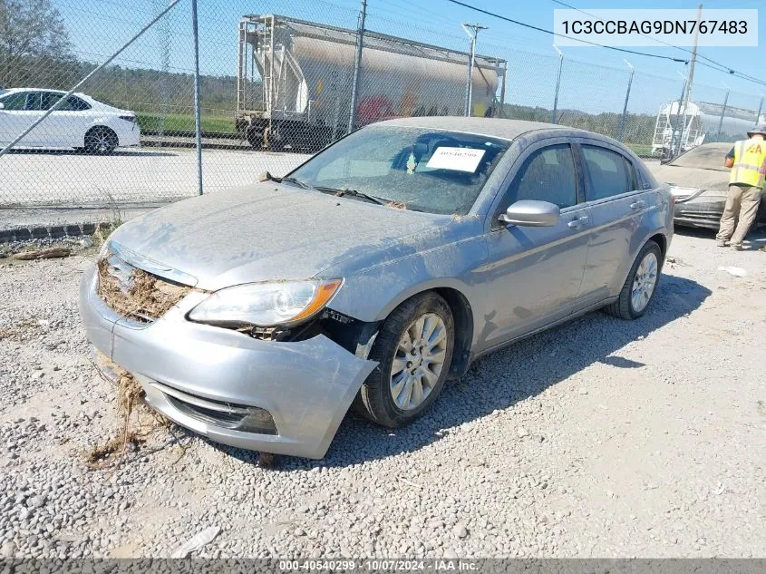 2013 Chrysler 200 Lx VIN: 1C3CCBAG9DN767483 Lot: 40540299