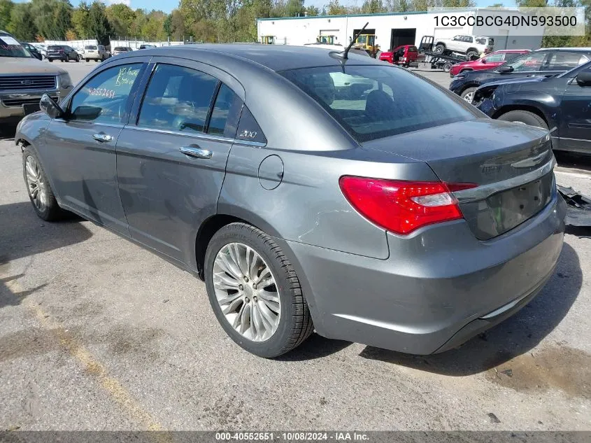 2013 Chrysler 200 Limited VIN: 1C3CCBCG4DN593500 Lot: 40552651