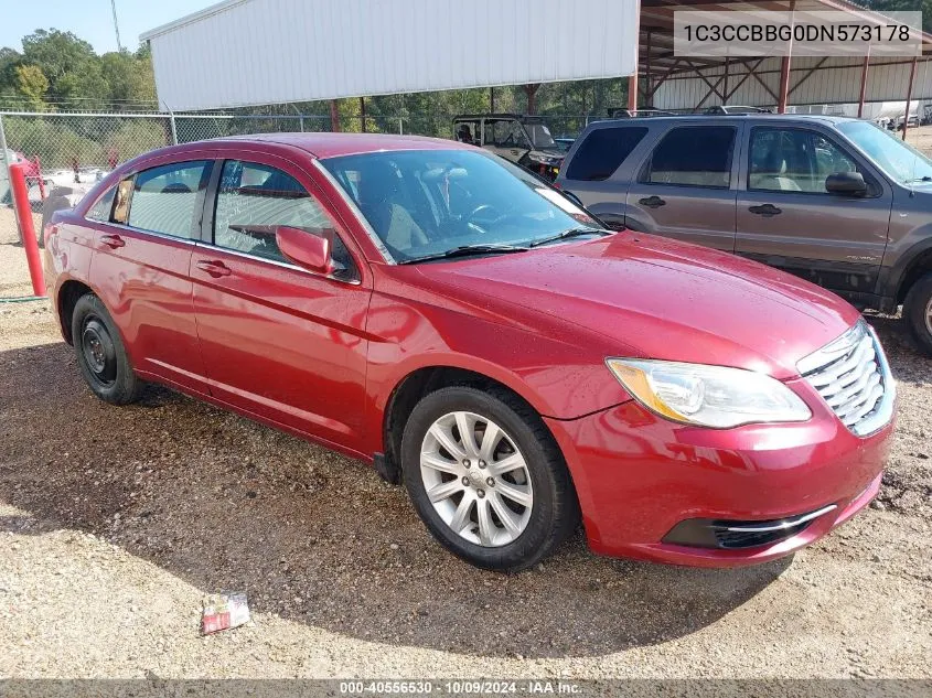 2013 Chrysler 200 Touring VIN: 1C3CCBBG0DN573178 Lot: 40556530