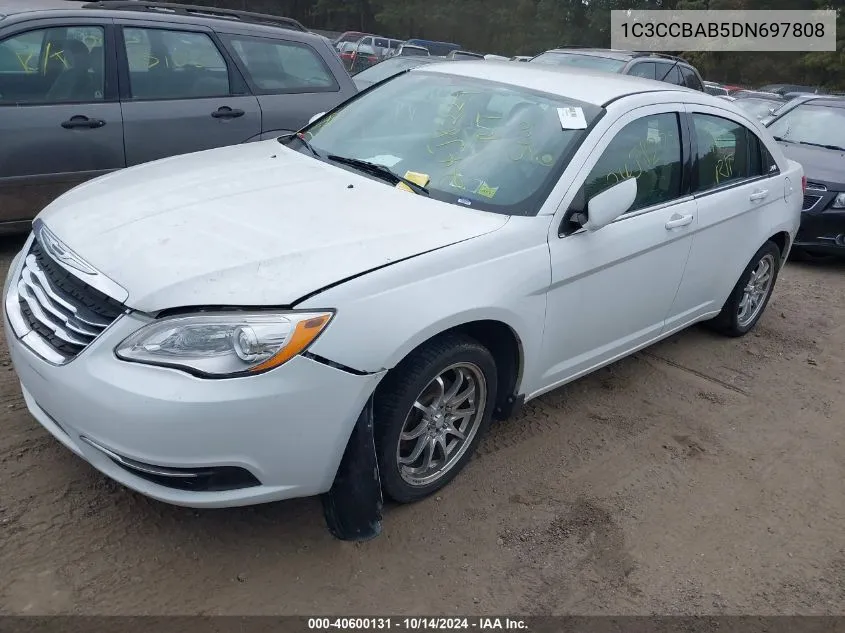 2013 Chrysler 200 Lx VIN: 1C3CCBAB5DN697808 Lot: 40600131