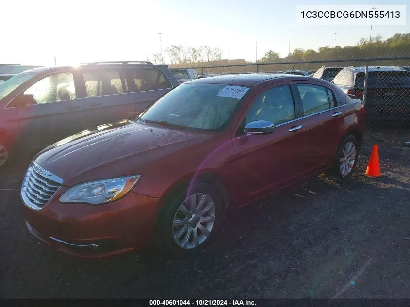 2013 Chrysler 200 Limited VIN: 1C3CCBCG6DN555413 Lot: 40601044