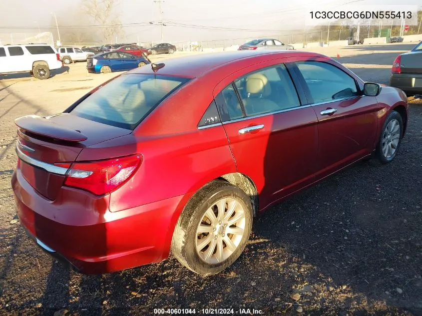 2013 Chrysler 200 Limited VIN: 1C3CCBCG6DN555413 Lot: 40601044