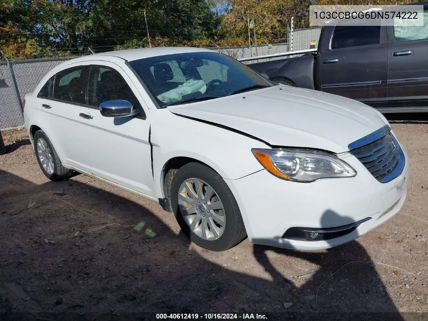 1C3CCBCG6DN574222 2013 Chrysler 200 Limited