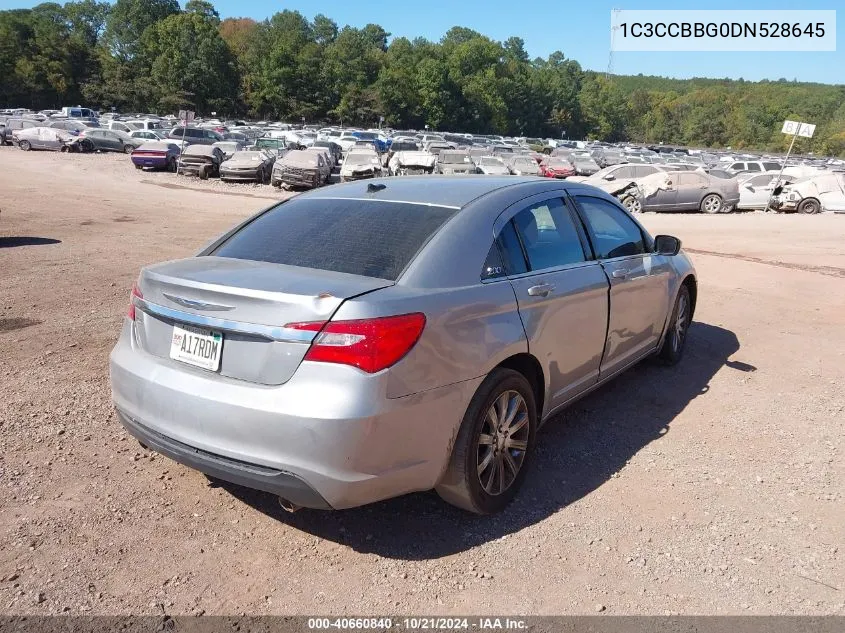 2013 Chrysler 200 Touring VIN: 1C3CCBBG0DN528645 Lot: 40660840