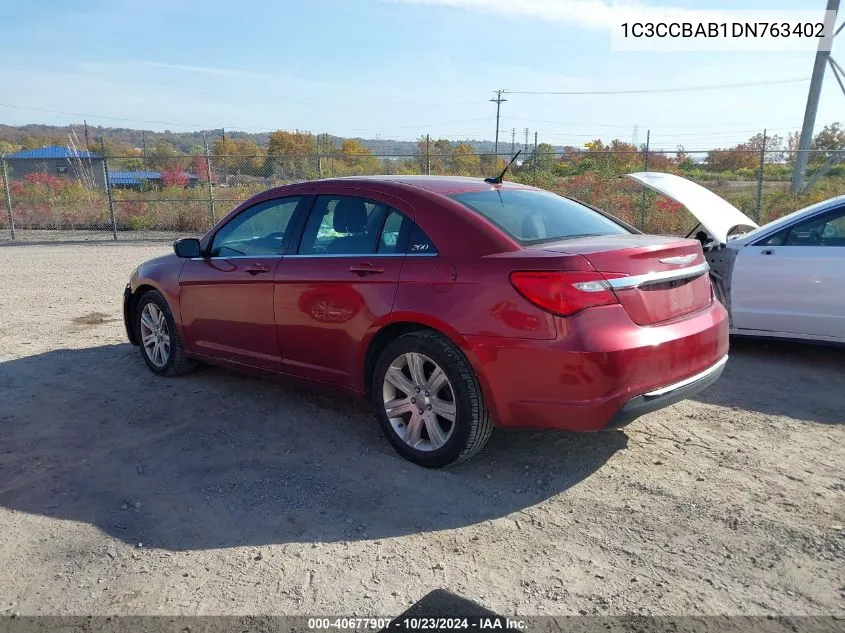 2013 Chrysler 200 Lx VIN: 1C3CCBAB1DN763402 Lot: 40677907